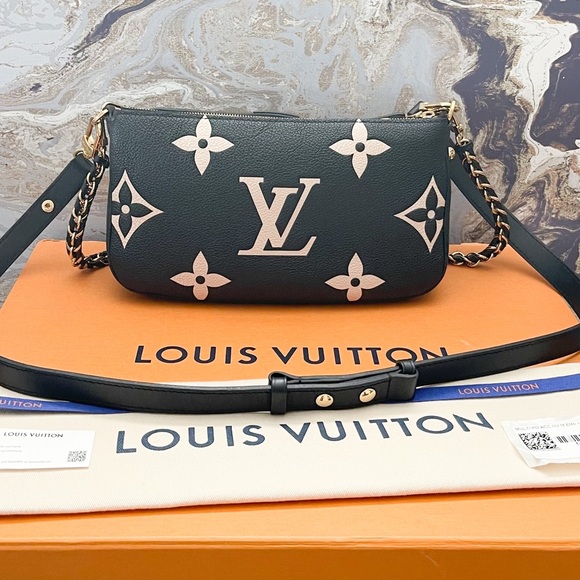 Louis Vuitton Empreinte Monogram Giant Multi Pochette Crossbody Bag - Picture 6 of 15